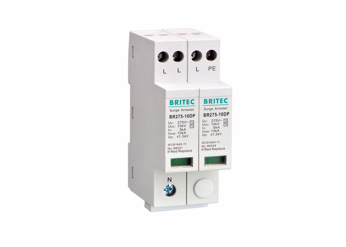 Single Phase Surge Protective Device Type 3 BR27510 4 Pole TUV
