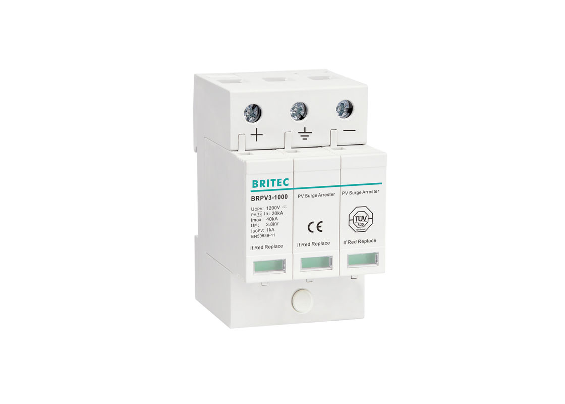Reliable PV Surge Arrester , House Surge Protector Easy Installation
