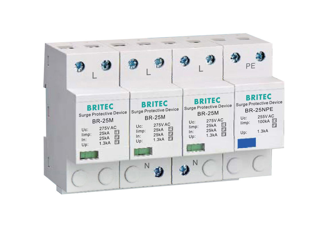 Class I Type 1 B+C SPD Power Surge Protection Device 25KA Lightning
