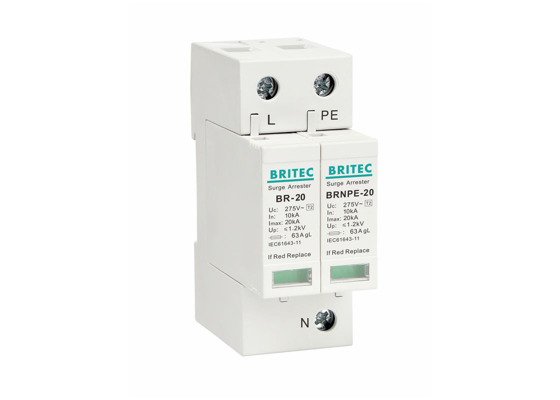 Class C Power Surge Protection Device AC 275V 20kA Lightning Surge Arrester