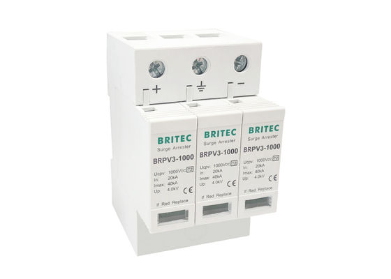 Energy Lightning Protection DC Surge Protection Device SPD For Photovoltaic System