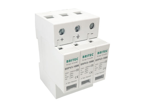 Photovoltaic 40kA DC Surge Protective Device PV Arrester SPD Power Lightning Arrestors