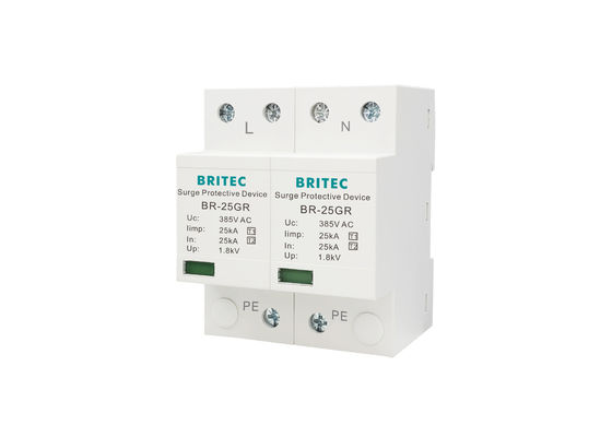 Electrical Surge Suppressor Power Surge Protection Device 385v SPD 25KA IEC - 61643
