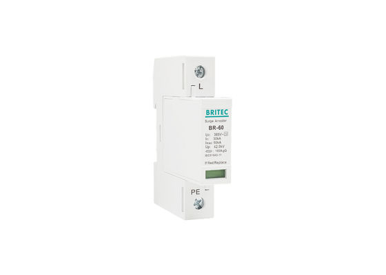 AC SPD Class C Single Phase 1P 60kA Type 2 Surge Protector Surge Protective Device