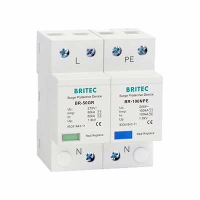 OEM Surge Protective Device Iimp 50kA Class B Lightning Protector