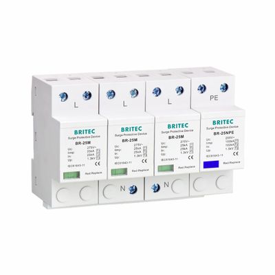 Class I Type1 SPD Power Surge Protection Device 25KA B+C Low Voltage