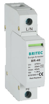 BR-40 3P+1 Surge Protection Protector Device Lightning Arrester Protection 18mm surge protector