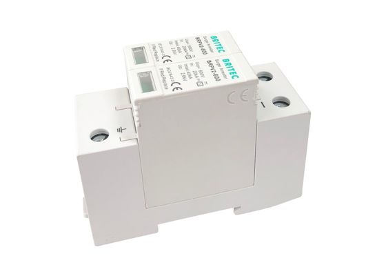 40kA DC 600V Pv Surge Arrester 35mm Din Rail Surge Protection Device