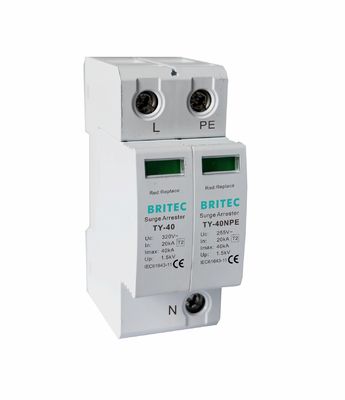 TY-40 1+1 MOV Technology Power Surge Protection Device 40kA AC Surge Protector