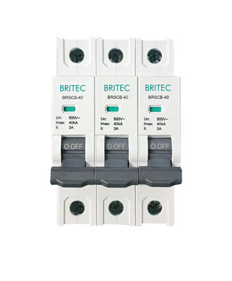 BRSCB-40 3P OEM ODM  SPD Surge Protection Device Back Protector Spd Backup Protector