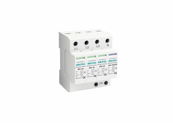 40ka SPD 3 Phase MOV  Lightning Protector Surge Protection Devices For Home