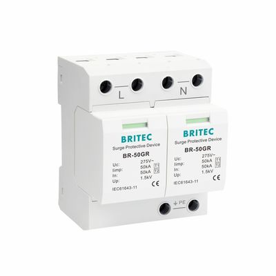 BR-50GR 2P 2-pole surge arrester Low Voltage Surge Protective Device  Protection Devices