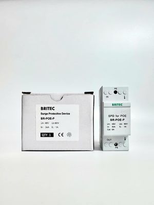 BR-POE-P Signal Surge Arrester surge arester data network rj45 surge protection