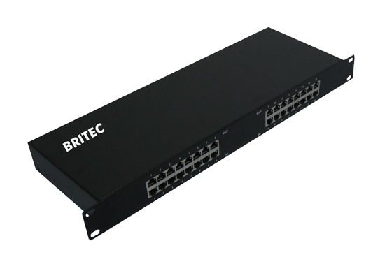 BRRJ45L-16R 1000Mbps/100Mbps RJ45 Surge Protection Network rack mount ethernet surge protection ethernet lightning protection