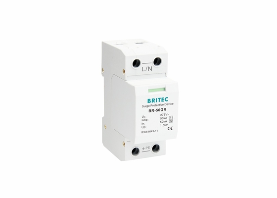 50 Ka Industrial Type 1 Surge Protection Device BR-50GR 1P High Performance