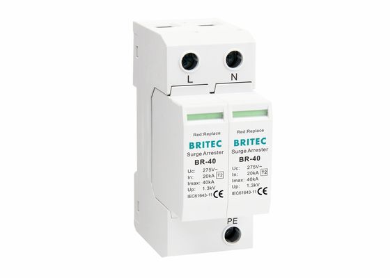 Type 2 Pluggable 40KA Surge Arrestor and Surge Protection Device for Lightning Protection