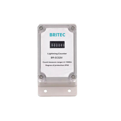 BR-SC02M  0~999,999 Events Lighting Strike Counter Device Lightning Protection Mechanical lightning strike counter