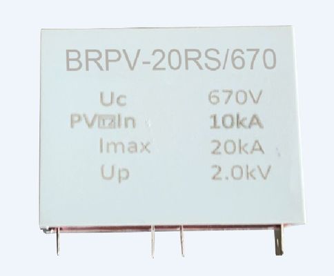 670V Rated Voltage 20kA Max Discharge Current DC Surge Protector PCB Mounted SPD for Inverter Protection