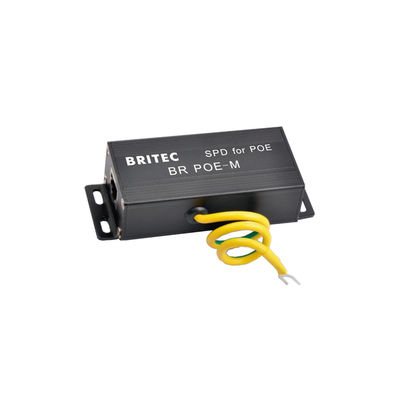 BR-POE-M RJ45 POE Ethernet Data Surge Protection Devices poe lightning protector network POE power  rj45 surge protection NET 6 POE surge protectors 