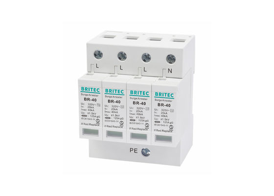 40ka Surge Protector Device AC Over Voltage Lightning Arrester