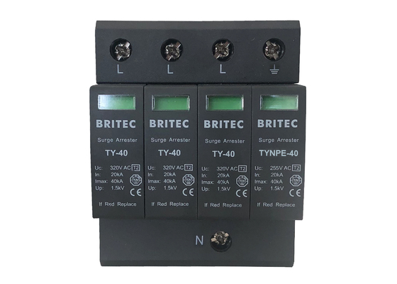 Class C Three Phase Type 2 Surge Arrester AC SPD Surge Protection Device