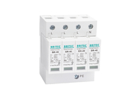 IEC61643 40KA 320V 4 Poles AC Electrical Surge Protector Lightning Protection