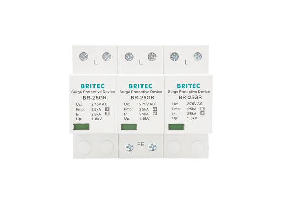 25kA Type 1 Surge Protector 3P 10 / 350 Waveform 25kA OEM Service