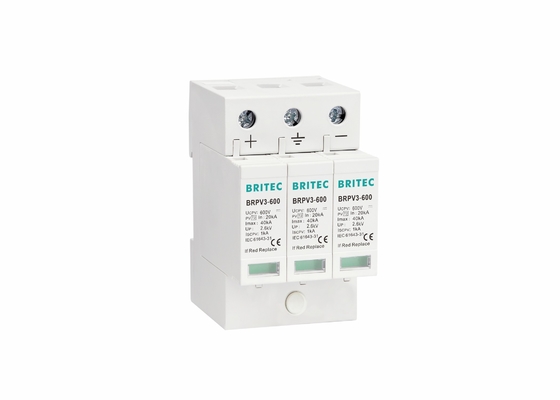 Reliable PV Surge Arrester House Surge Protector Easy Installation