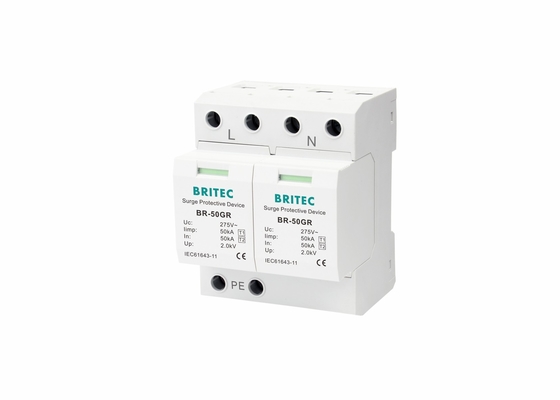 Surge Protective Device SPD Class I Surge Protector Iimp 50KA Arrester