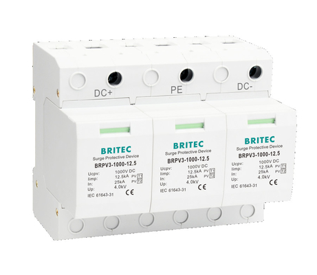 BRPV3-1000 12.5 DC SPD Pv Dc Surge Protection Device Dc Surge Suppressore