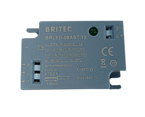 BRLED-08AST-10 Surge Protector Device For Lighting 10kA Led Street Light ELECTROSTACTIC PROTECTOR LED LIGHTING SYSTEM