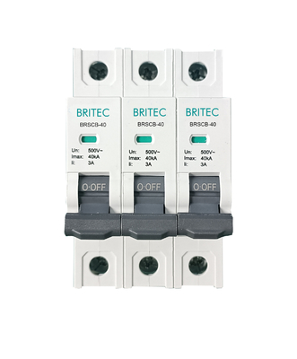 BRSCB-40 3P OEM ODM  SPD Surge Protection Device Back Protector Spd Backup Protector