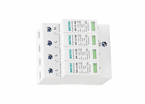 Class I+II SPD 4P 275V BRITEC Surge Protection Device Surge Arrester