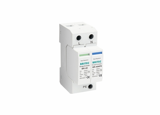 Hybrid MOV GDT 40kA Single Phase Class 2 Surge Arrester