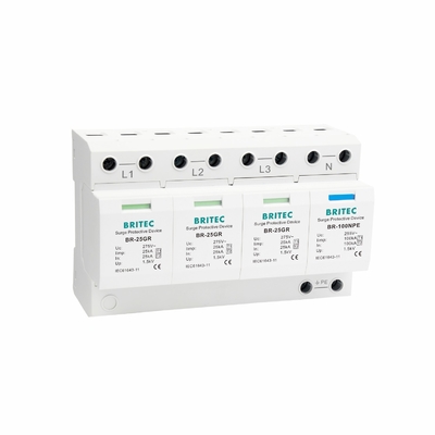 BRITEC BR-25GR 2P  275V Type 1 Surge Protection Device Lightning Protector tuv ac surge arrester spark gap protection