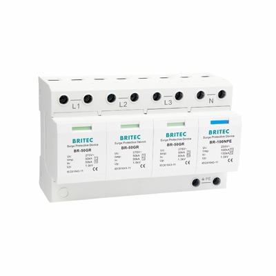 BR-50GR 3P+1 Surge Protective Device class 1 lightning protector SPD spd 50ka