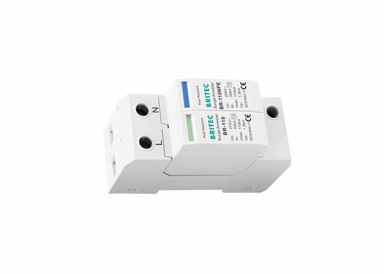 IP20 Type 2 Surge Protector surge protective device SPD 110kA surge arrester