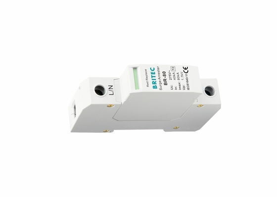 1P 80KA Lightning Induction Household Type 2 Surge Protector