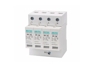 Thermoplastic UL94-V0 4p Pole Low Voltage Surge Protector Surge Protective Device