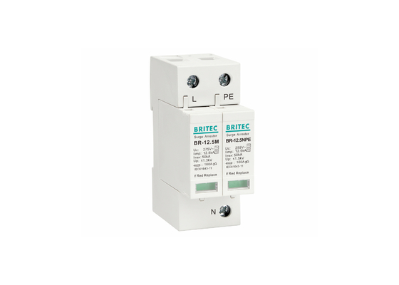 Single Phase Low Voltage Lightning Protection Surge Arrester AC SPD