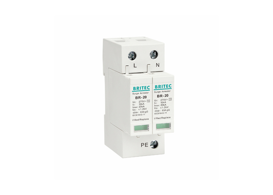 10kA/20kA Class C Single Phase Power Surge Protection Device 2P AC Surge Protector SPD