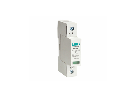 AC SPD Class C Single Phase 1P 60kA Type 2 Surge Protector Surge Protective Device