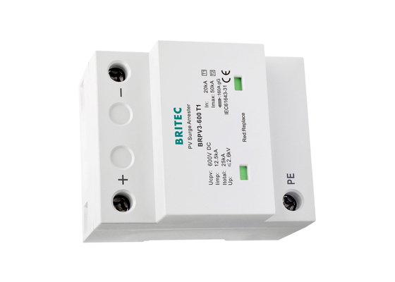 12.5kA BRPV3-600T1 Type 1+2 PV Surge Protector Photovoltaic Surge Protection Device