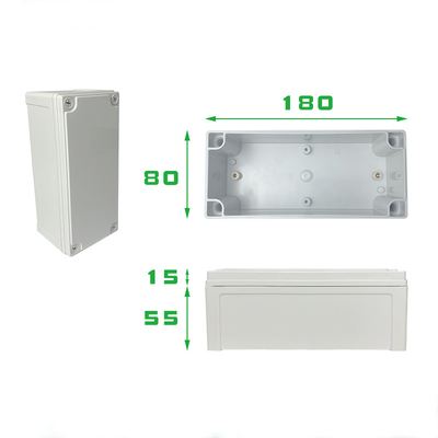 TY-8018070 Ip67 Electric Connection Box Waterproof Terminal ABS Plastic Enclosure