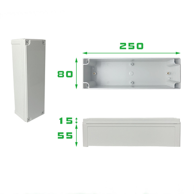 TY-8018070 Ip67 Electric Connection Box Waterproof Terminal ABS Plastic Enclosure
