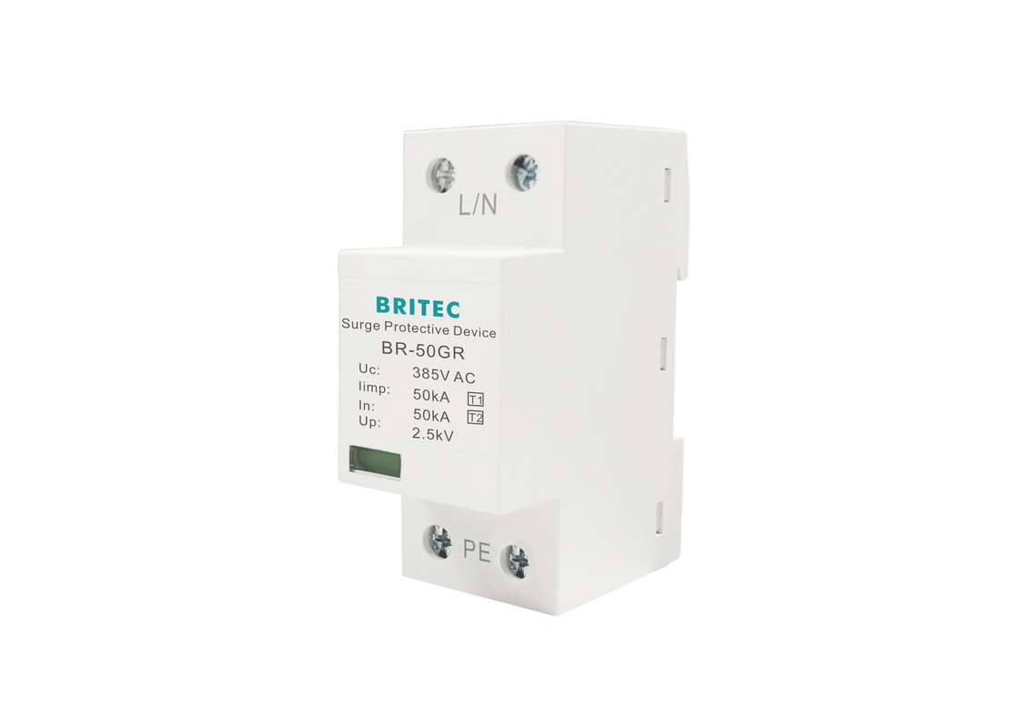 50 Ka Industrial Type 1 Surge Protection Device BR-50GR 1P High Performance