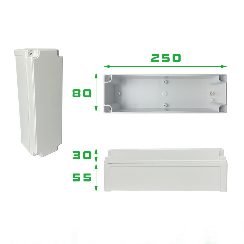 Outdoor Electrical Connection Boxes ABS Plastic Project IP66 Junction Enclosure
