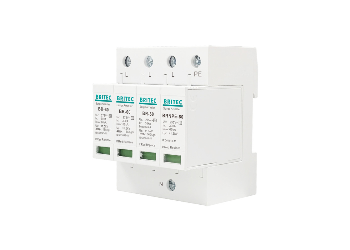 IEC61643-1 SPD Low Voltage Type 2 Surge Protection Device Vibration Proof