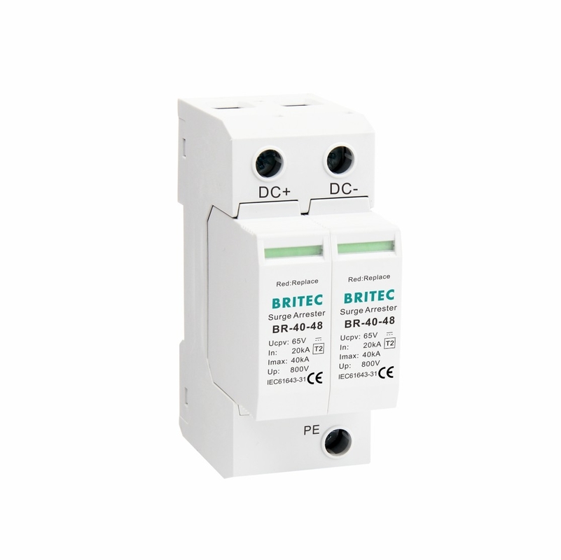 BR-40 48  DC SPD pv surge protection device 48V surge arrester  thunder protector