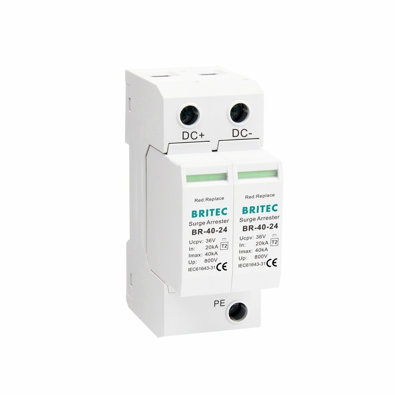 BR-40 24  PV Surge Arrester Dc Surge Protector Solar Surge Protection Device